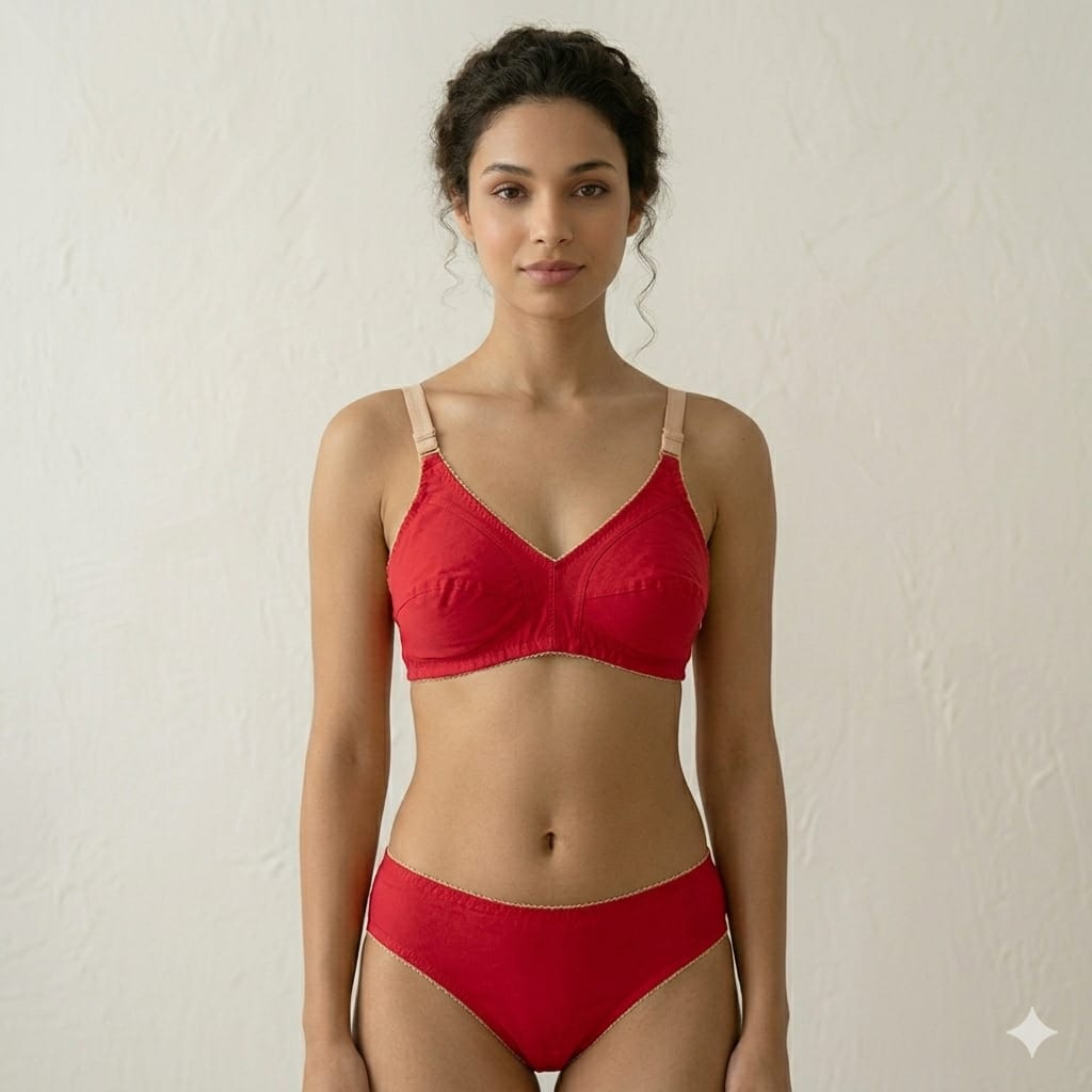 PACK OF 5 Bra Soft Lawn Cotton (Random Colors)